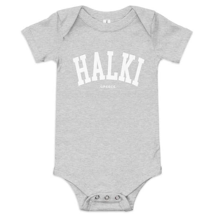 Halki Baby Onesie made by Greek brand, Selini.
