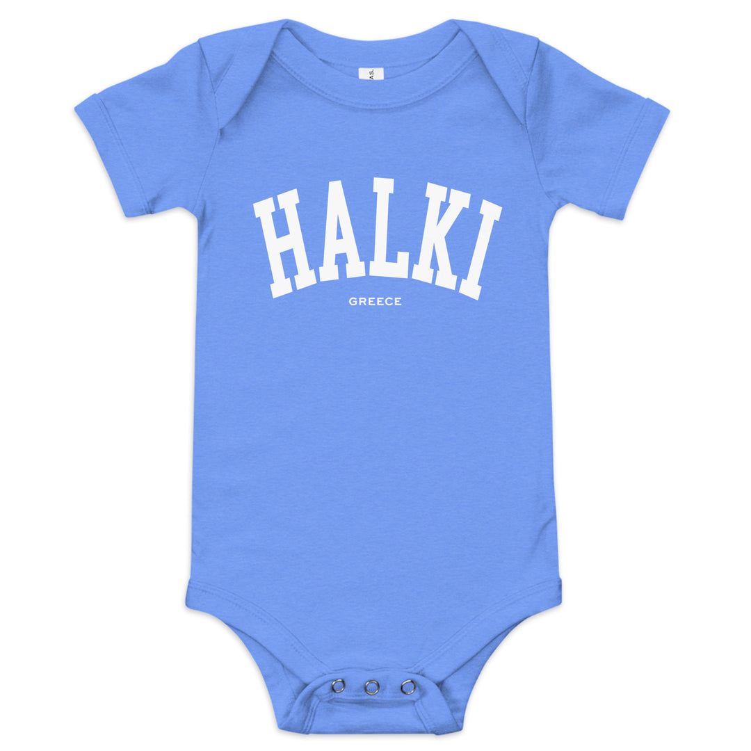 Halki Baby Onesie made by Greek brand, Selini.