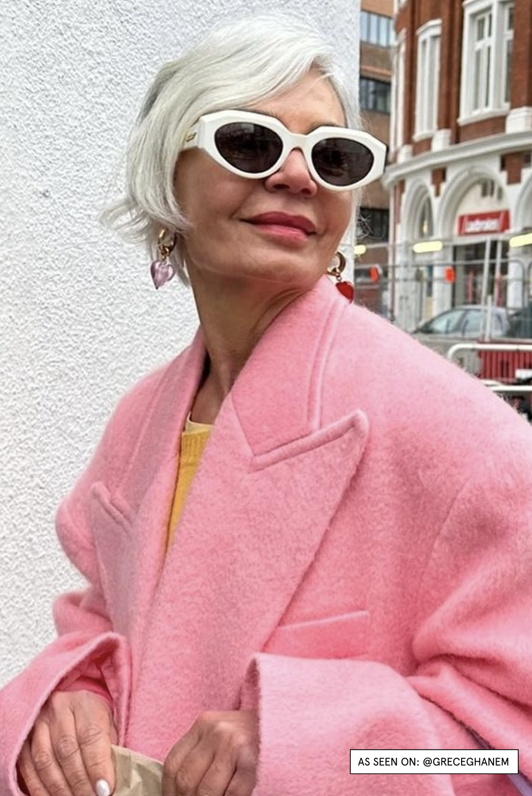 Heart of Glass Earrings made by Greek brand Mayol, sold by Selini.