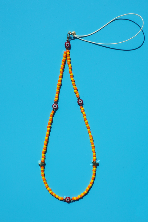Selini Classic. Handmade by Selini. Colorful Phone Charm. Unique Accessory. 