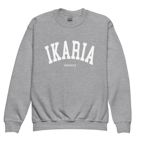 Selini Classic. 50% Cotton, 50% Polyester. Chora Collection. Location Based Youth Sweatshirt.