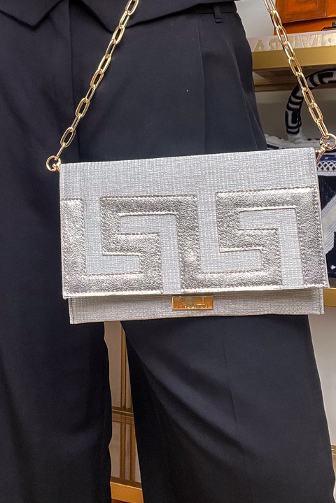 Made in Greece. Perfect Staple Clutch. Greek Inspired Design. Handbags. 