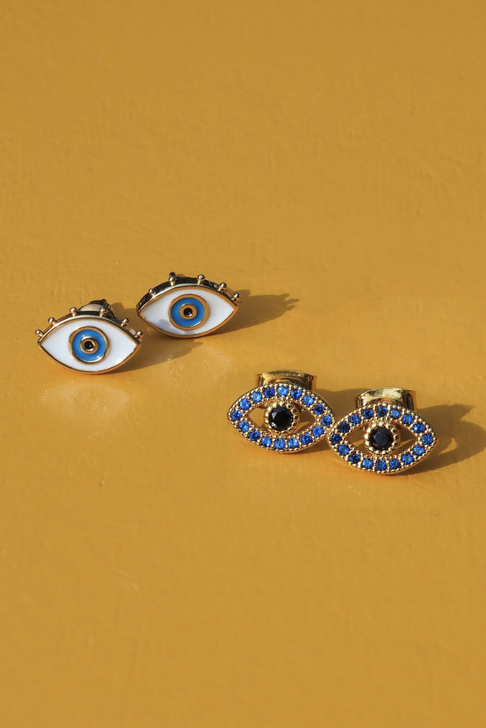 Ios Stud Earrings made by Greek brand, Selini.