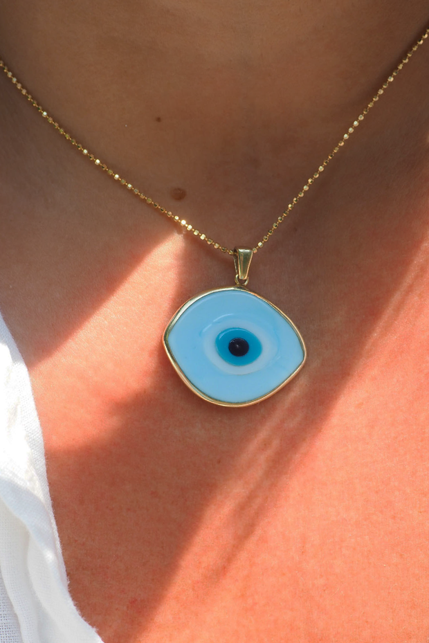 Poolside Evil Eye Necklace