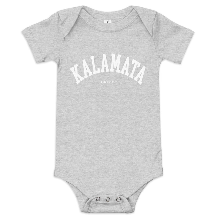 Kalamata Baby Onesie made by Greek brand, Selini. 