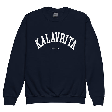 Selini Classic. 50% Cotton, 50% Polyester. Chora Collection. Location Based Youth Sweatshirt.