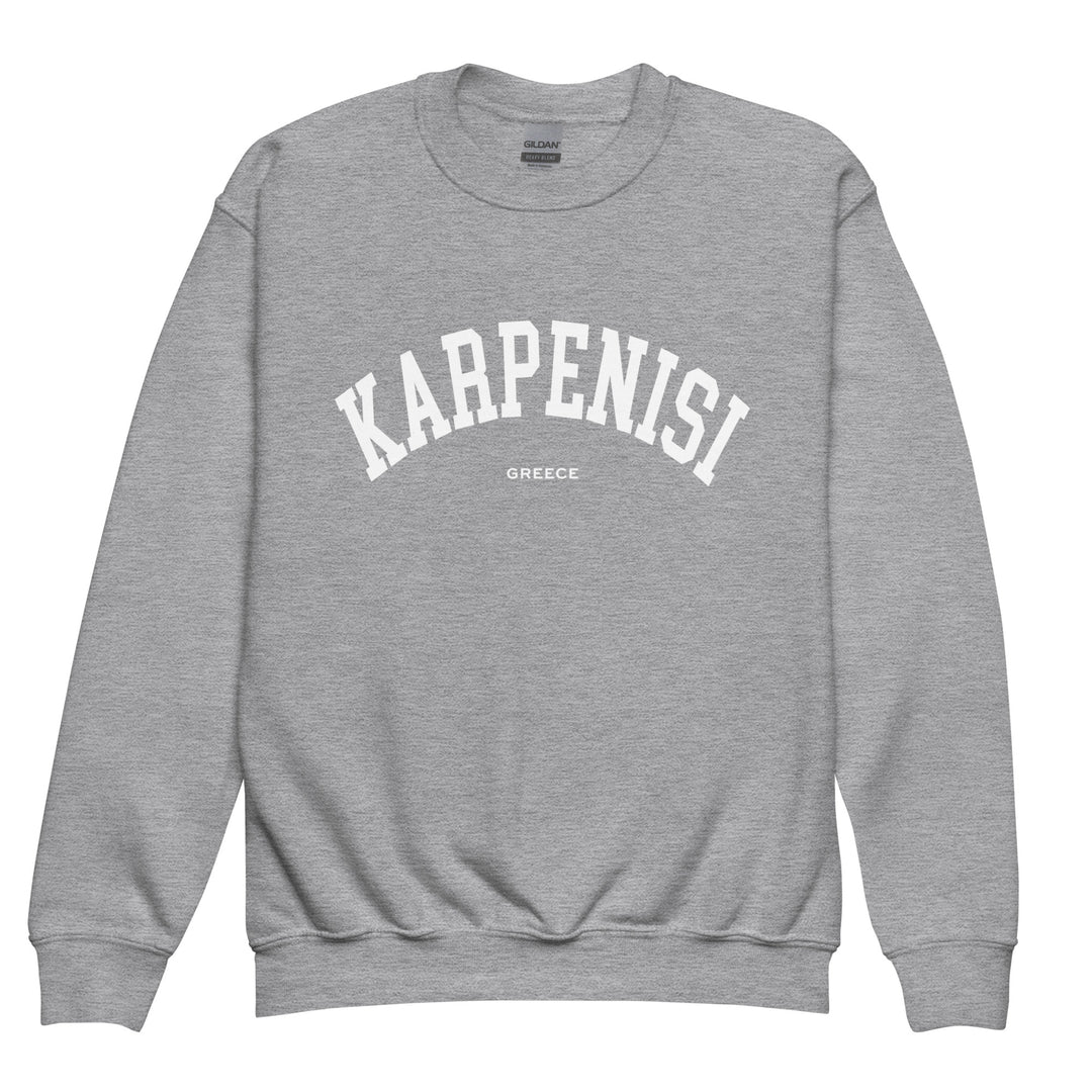 Karpenisi Youth Sweatshirt made by Greek brand, Selini.