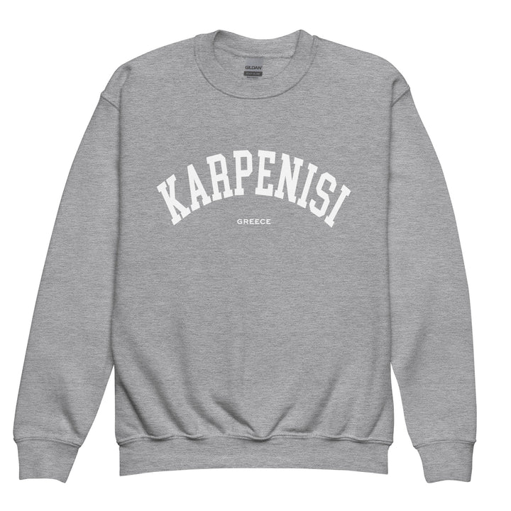 Karpenisi Youth Sweatshirt made by Greek brand, Selini.