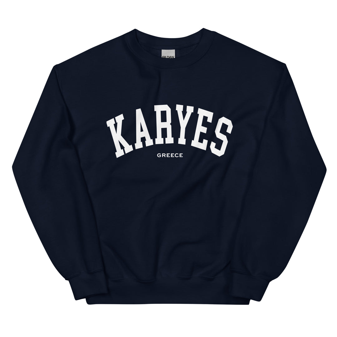Karyes Sweatshirt made by Greek brand, Selini. 
