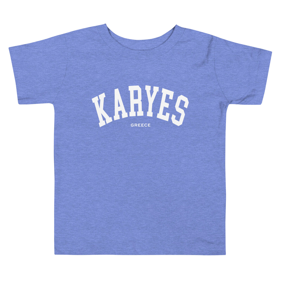 Karyes Toddler Tee made by Greek brand, Selini. 