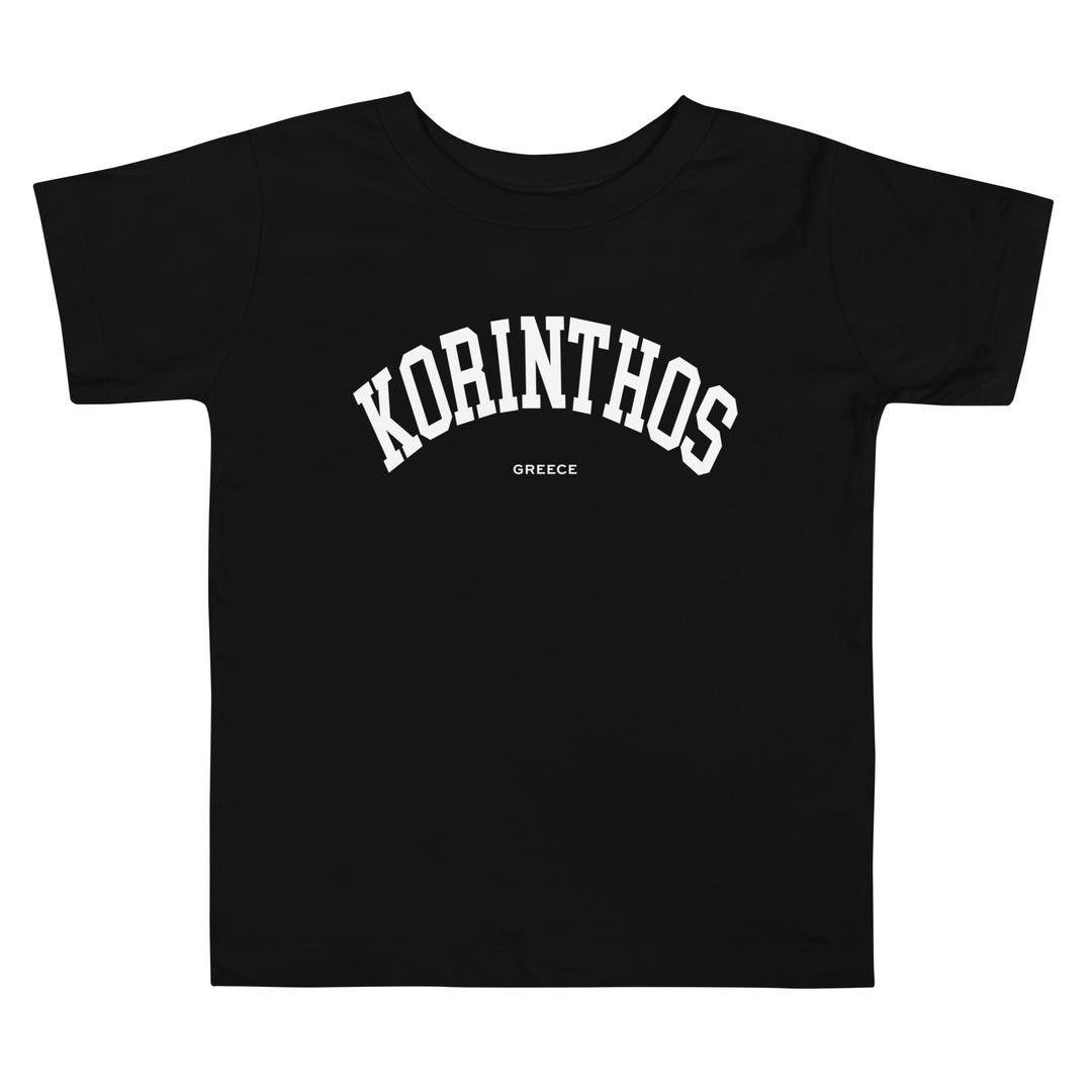 Korinthos Toddler Tee made by Greek brand, Selini.