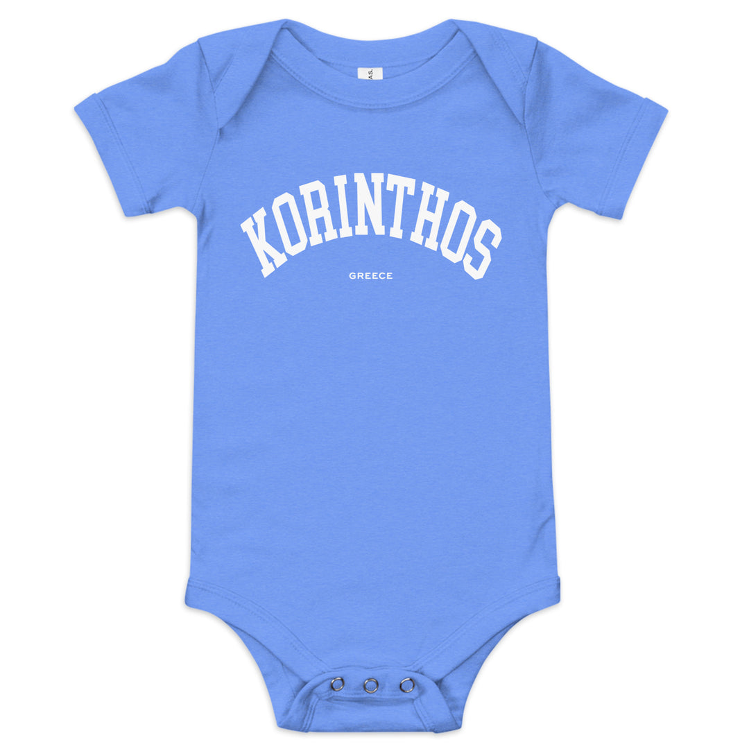 Korinthos Baby Onesie made by Greek brand, Selini.