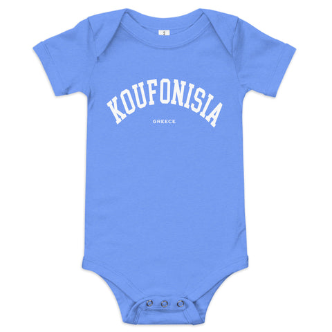 Selini Classic. 100% Cotton. Chora Collection. Location Based Baby Onesie.