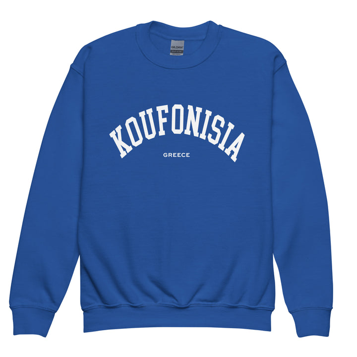 Koufonisia Youth Sweatshirt made by Greek brand, Selini.