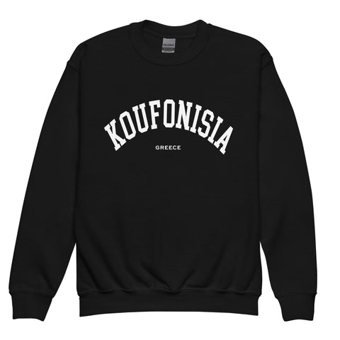 Selini Classic. 50% Cotton, 50% Polyester. Chora Collection. Location Based Youth Sweatshirt.