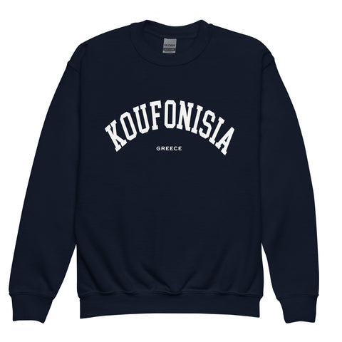 Selini Classic. 50% Cotton, 50% Polyester. Chora Collection. Location Based Youth Sweatshirt.
