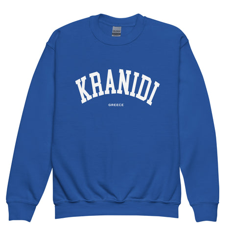 Selini Classic. 50% Cotton, 50% Polyester. Chora Collection. Location Based Youth Sweatshirt.