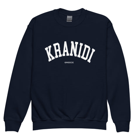 Selini Classic. 50% Cotton, 50% Polyester. Chora Collection. Location Based Youth Sweatshirt.