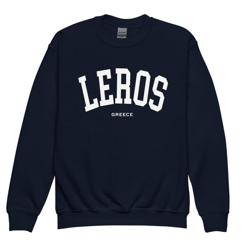 Selini Classic. 50% Cotton, 50% Polyester. Chora Collection. Location Based Youth Sweatshirt.