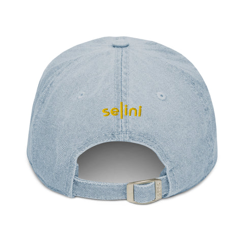 Selini Classic. 100% Cotton Hat. Adjustable Strap. The Island Summer Hat. 