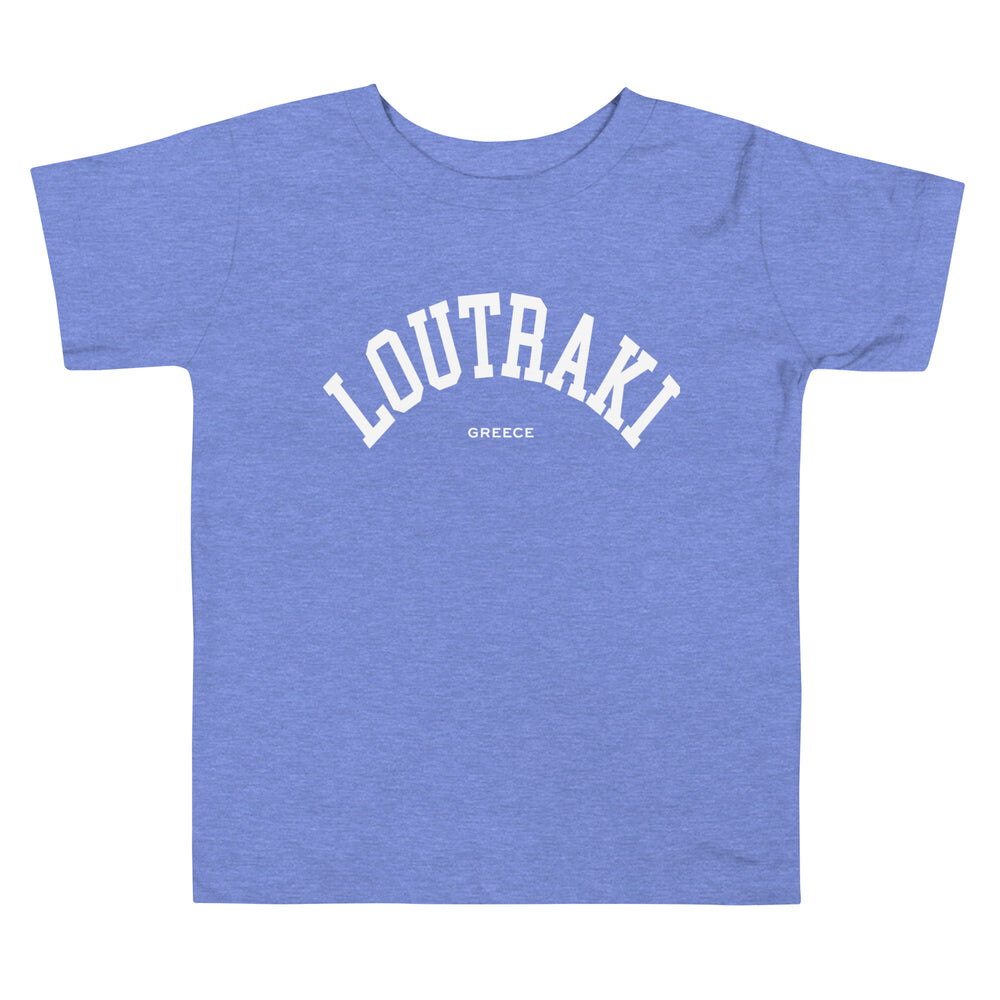Loutraki Toddler Tee made by Greek brand, Selini. 