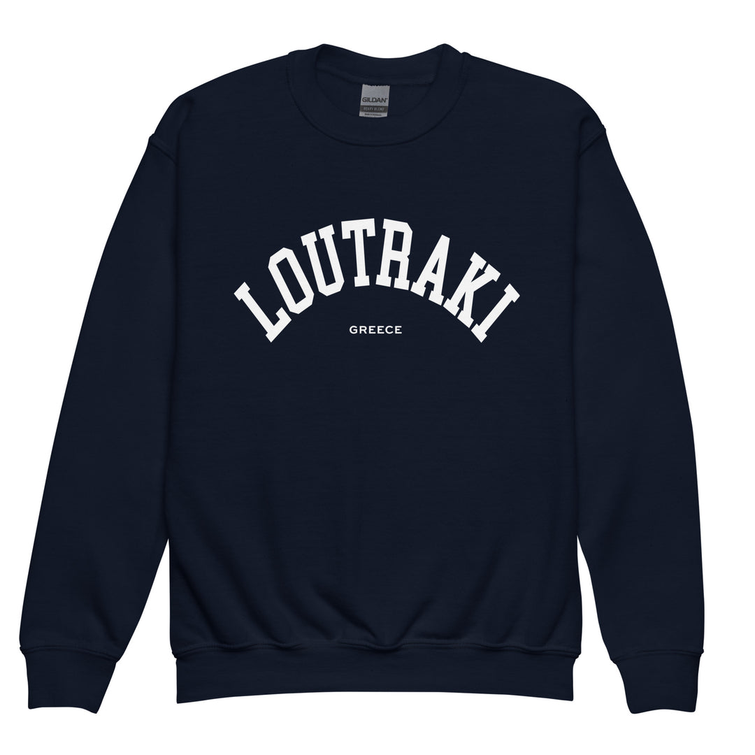 Loutraki Youth Sweatshirt made by Greek brand, Selini.
