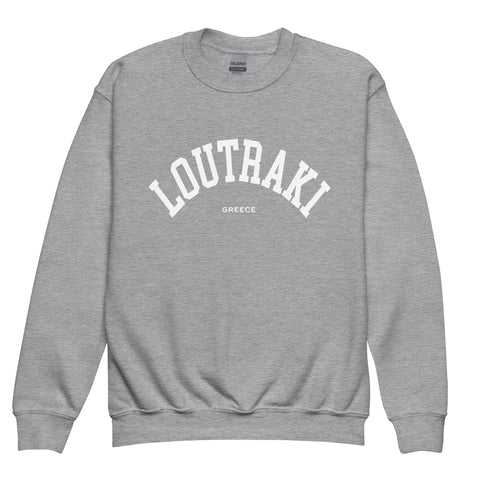 Selini Classic. 50% Cotton, 50% Polyester. Chora Collection. Location Based Youth Sweatshirt.
