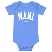 Mani Baby Onesie made by Greek brand, Selini.