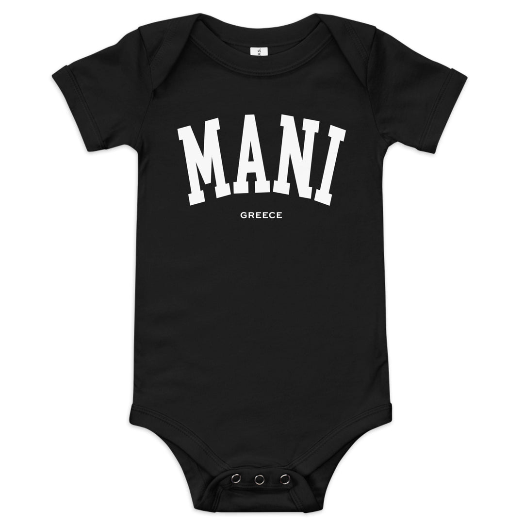 Mani Baby Onesie made by Greek brand, Selini.