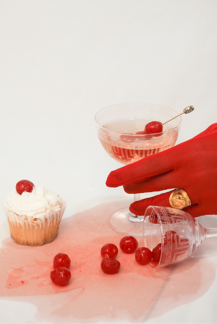 Meandros Liqueur Glasses sold by Greek brand, Selini.