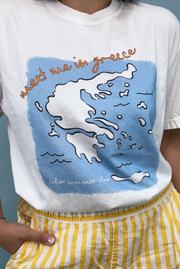 Selini Classic. Cotton T-Shirt. Selini Summer Club. Greek Inspired Design. 