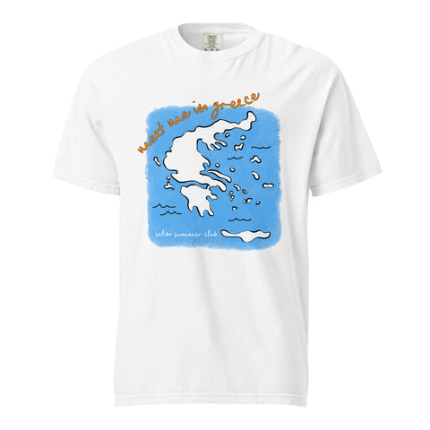 Selini Classic. Cotton T-Shirt. Selini Summer Club. Greek Inspired Design. 