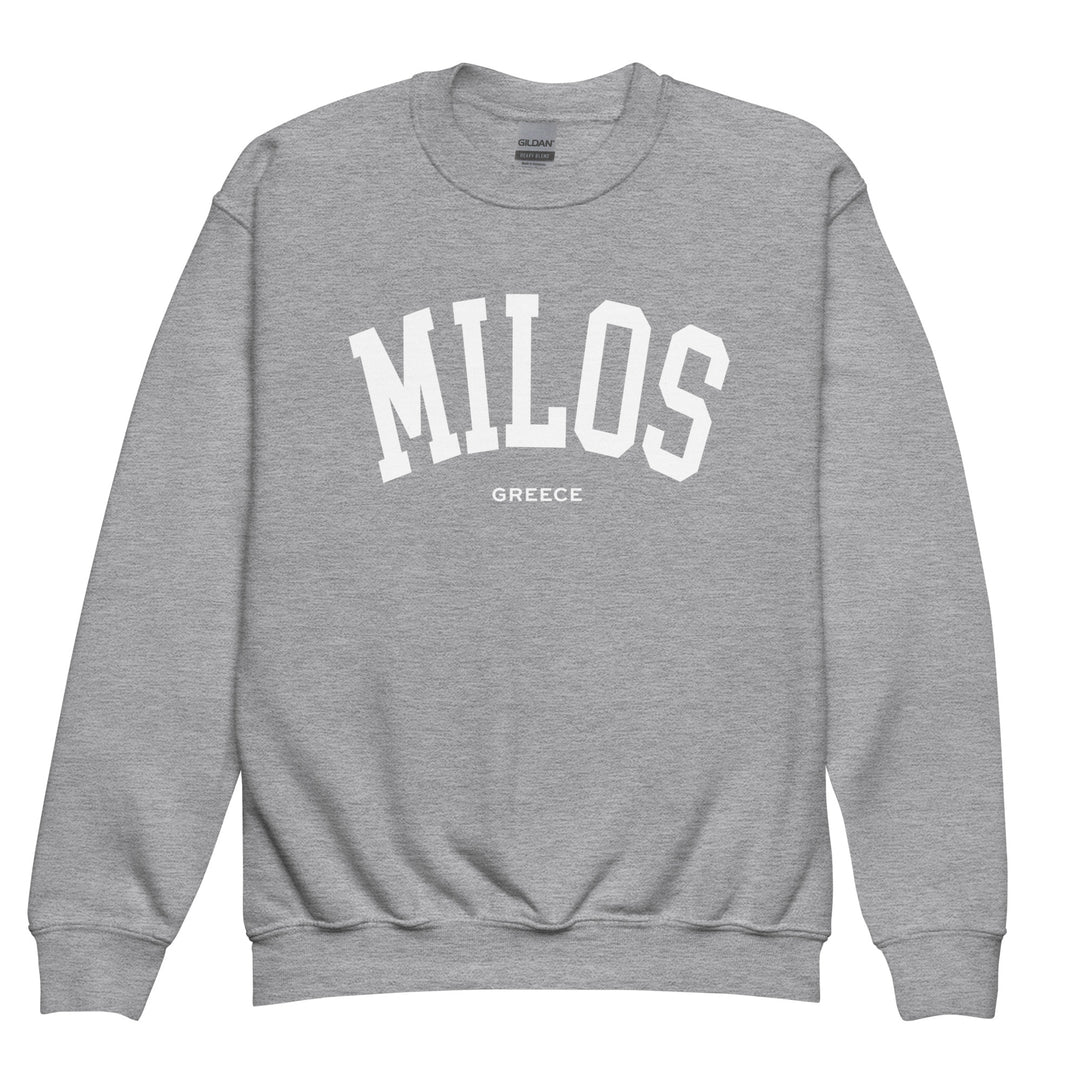 Milos Youth Sweatshirt made by Greek brand, Selini.