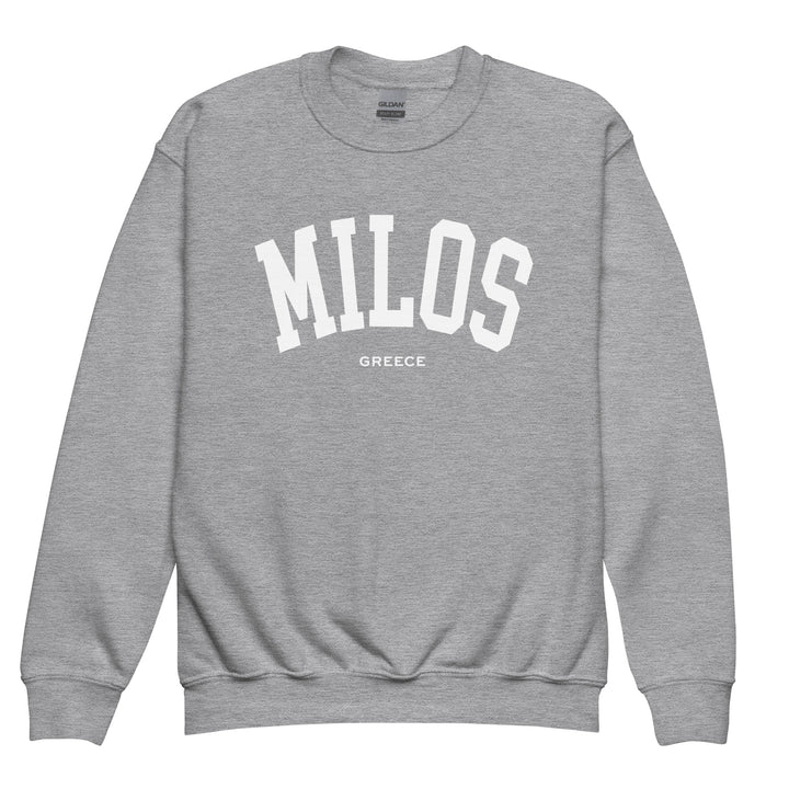 Milos Youth Sweatshirt made by Greek brand, Selini.
