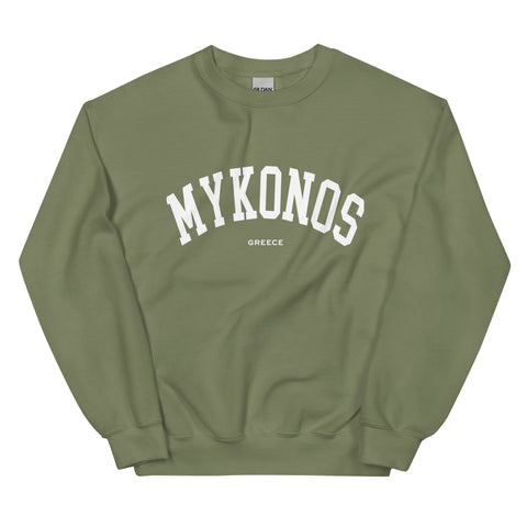 Mykonos Sweatshirt made by Greek brand, Selini. 
