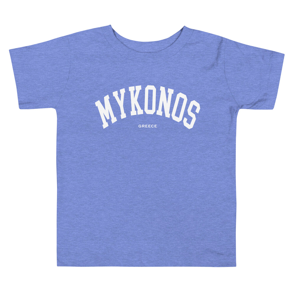 Mykonos Toddler Tee made by Greek brand, Selini. 