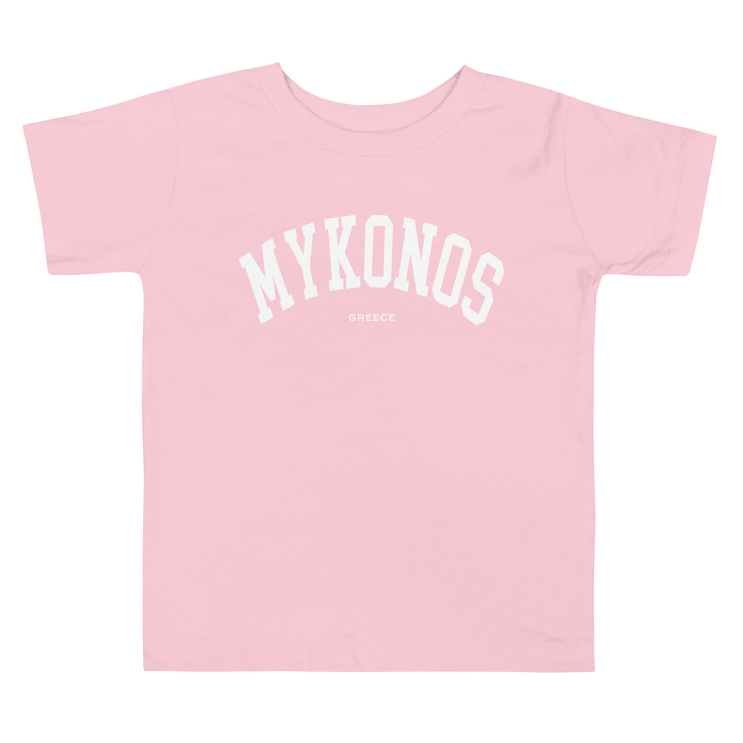 Mykonos Toddler Tee made by Greek brand, Selini. 