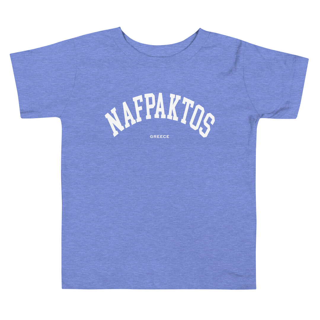 Nafpaktos Toddler Tee made by Greek brand, Selini.