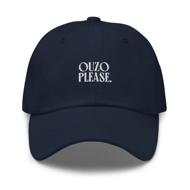 Selini Classic. Ouzo Please Hat. Greek Inspired Clothing. 100% Cotton. 