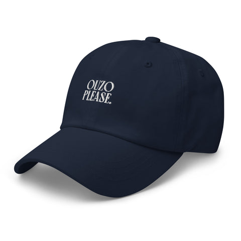 Selini Classic. Ouzo Please Hat. Greek Inspired Clothing. 100% Cotton. 