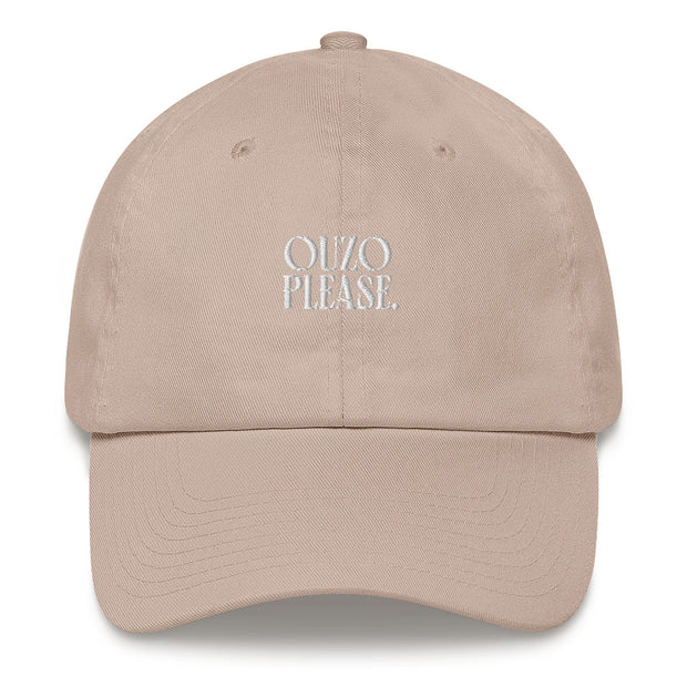 Selini Classic. Ouzo Please Hat. Greek Inspired Clothing. 100% Cotton. 