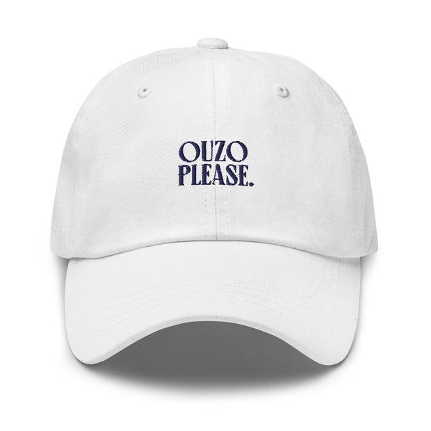 Selini Classic. Ouzo Please Hat. Greek Inspired Clothing. 100% Cotton. 