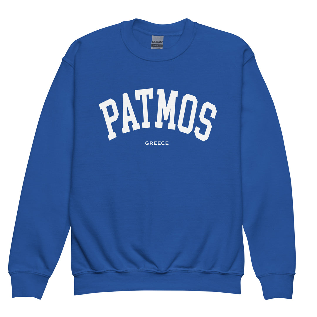 Patmos Youth Sweatshirt made by Greek brand, Selini.