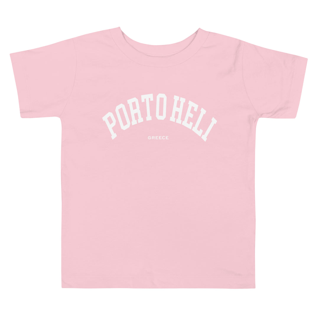 Porto Heli Toddler Tee made by Greek brand, Selini. 