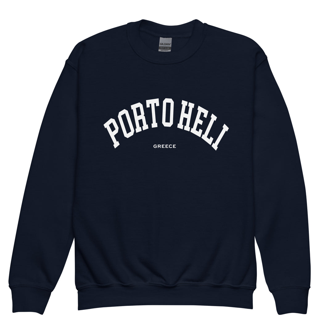 Porto Heli Youth Sweatshirt made by Greek brand, Selini.