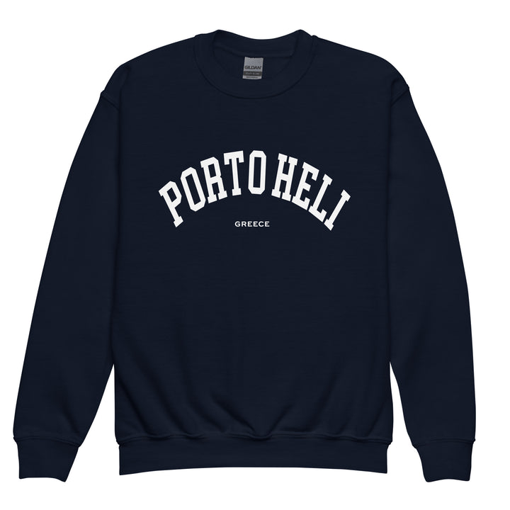 Porto Heli Youth Sweatshirt made by Greek brand, Selini.