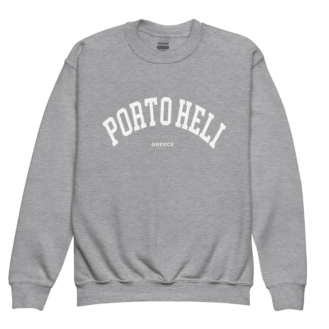 Porto Heli Youth Sweatshirt made by Greek brand, Selini.