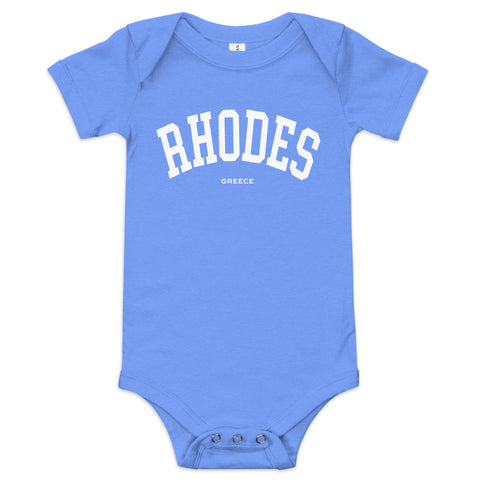 Selini Classic. 100% Cotton. Chora Collection. Location Based Baby Onesie.