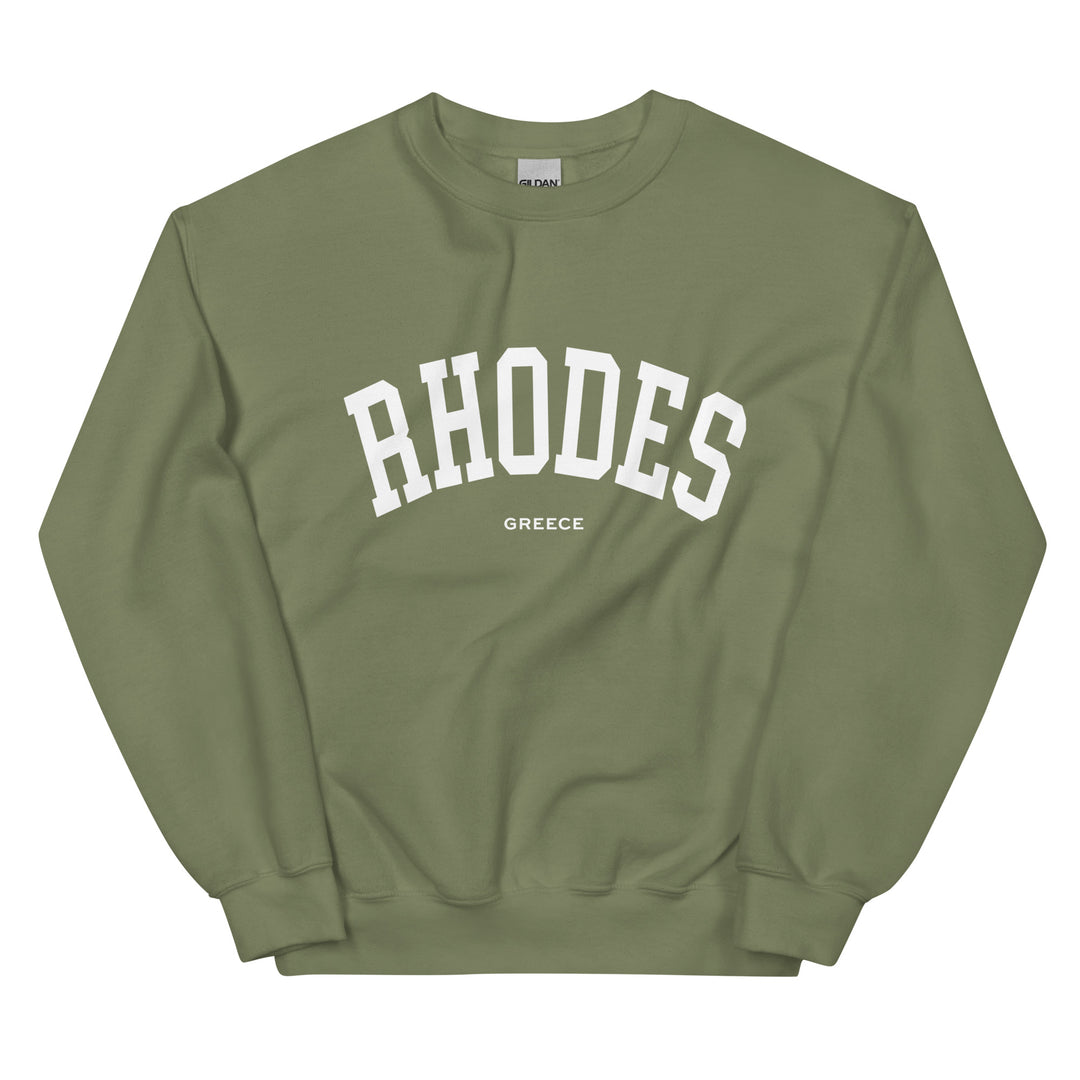 Rhodes Sweatshirt made by Greek brand, Selini. 