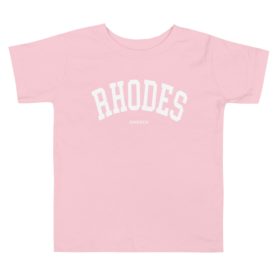 Rhodes Toddler Tee made by Greek brand, Selini. 